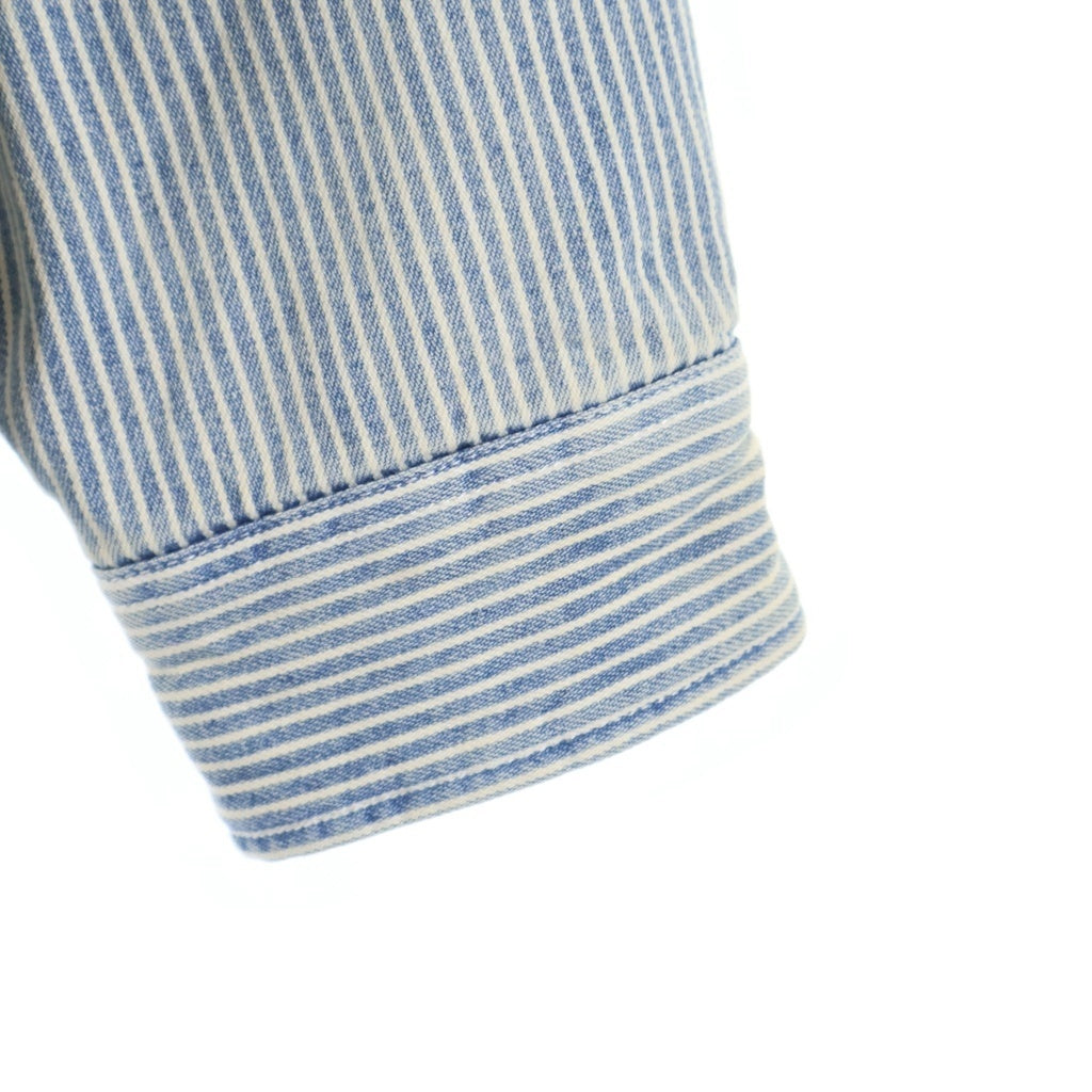 SUPREME(シュプリーム) 26SS Quilted Lined Denim Snap Shirt キルティング ストライプデニムスナップシャツ 長袖シャツ インディゴ