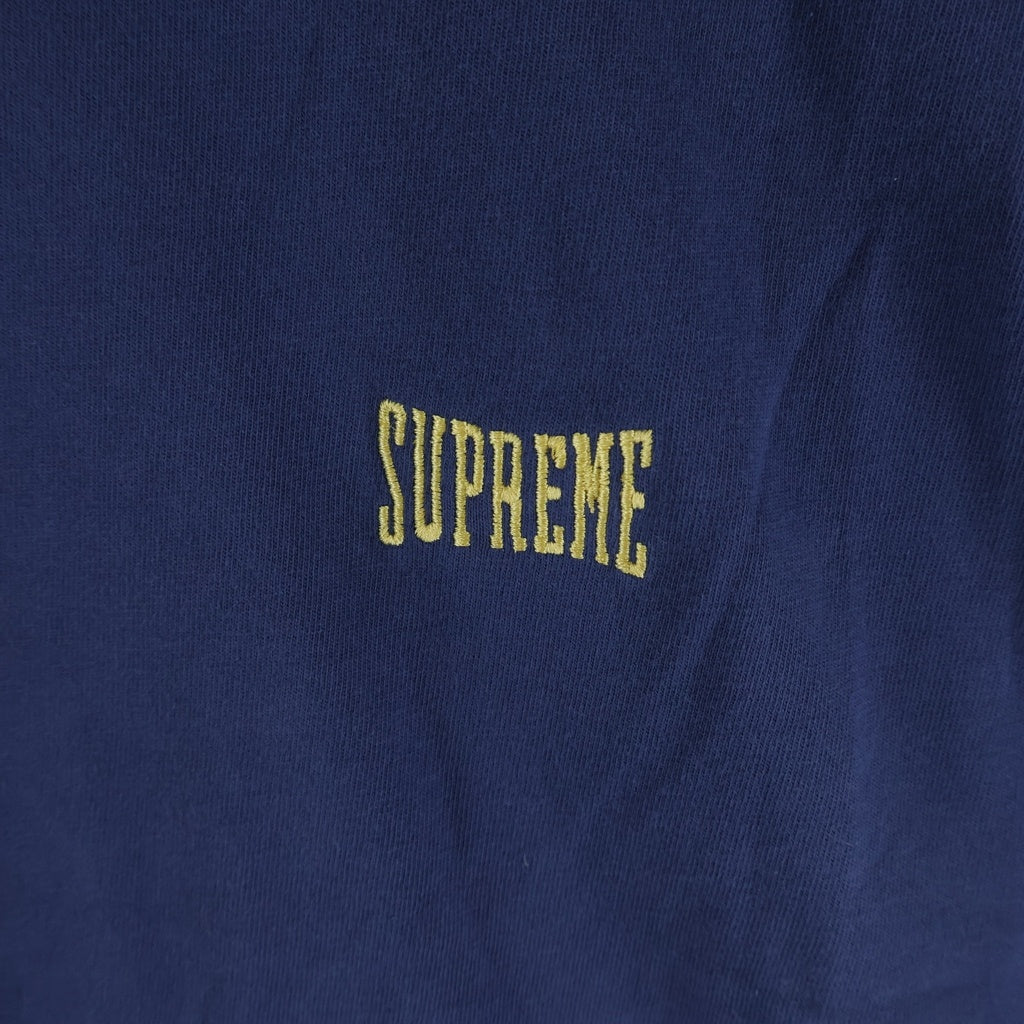 SUPREME(シュプリーム) 25SS Warm Up Washed S/S Top ウォームアップ ウォッシュド加工 半袖Tシャツ ネイビー