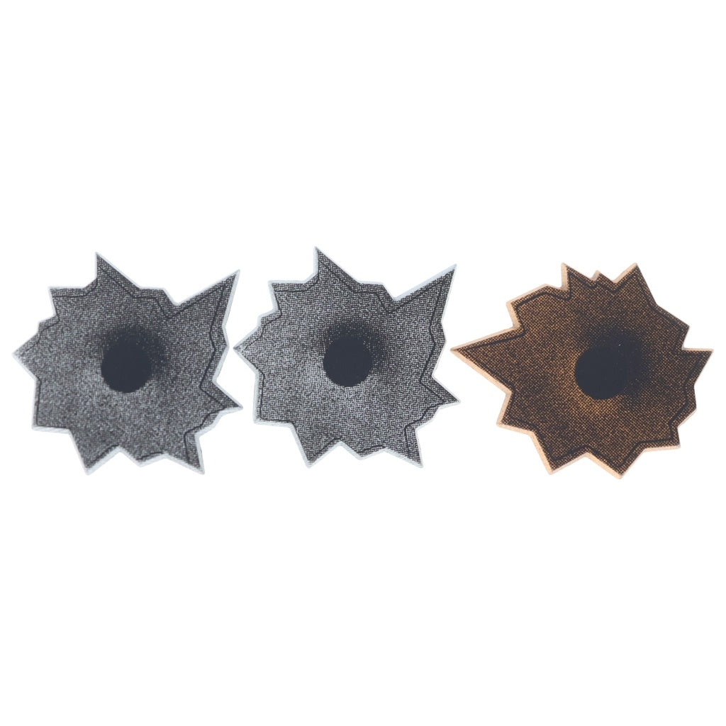 SUPREME(シュプリーム) 25SS Nate Lowman Bullet Hole Pin ネイトローマン 弾痕ピンバッジ 3点セット ブラック/オレンジ