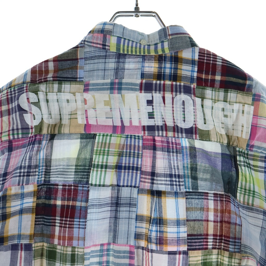 SUPREME(シュプリーム) 25SS GOODENOUGH Patchwork S/S Shirt グッドイナフ パッチワーク 半袖シャツ ブラック