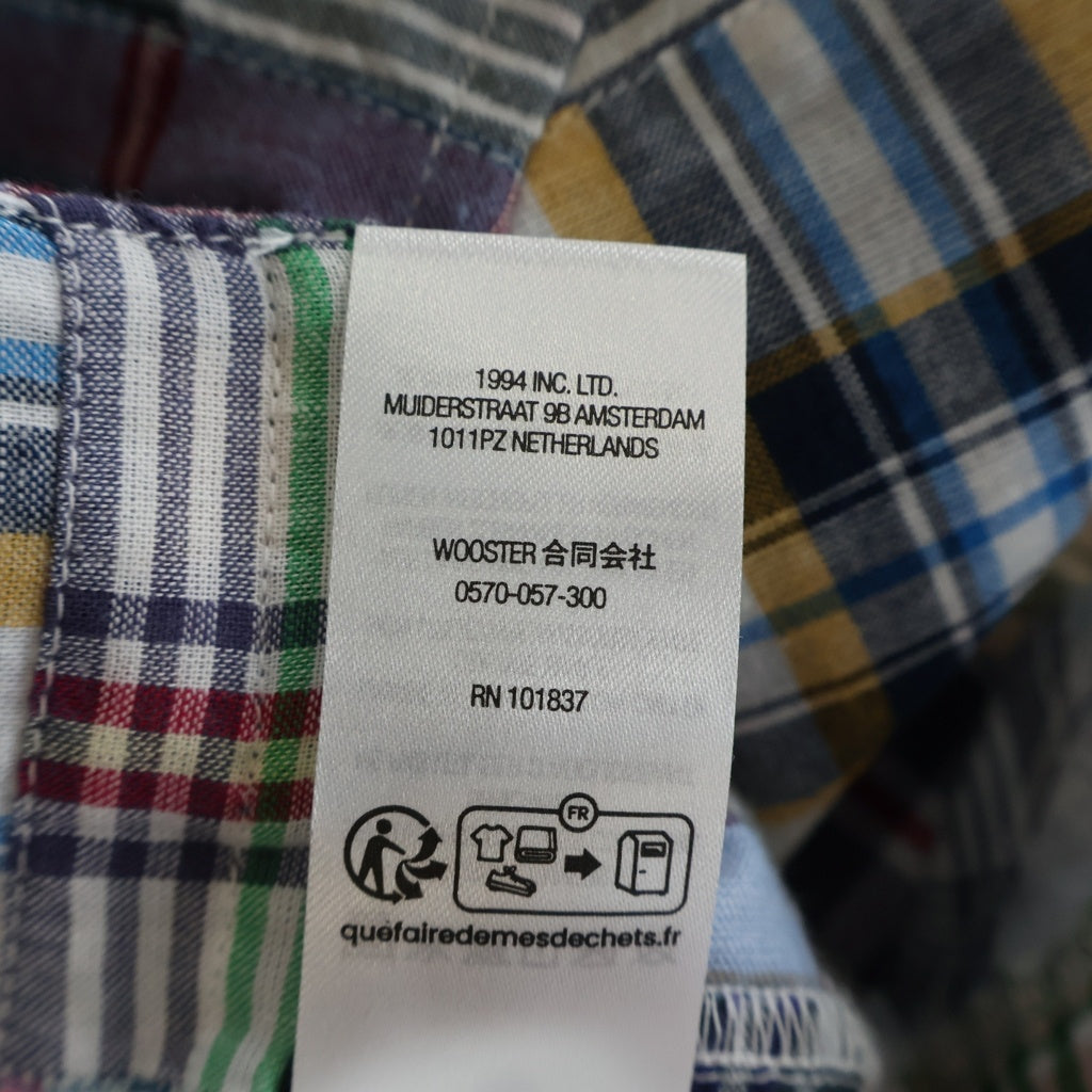 SUPREME(シュプリーム) 25SS GOODENOUGH Patchwork S/S Shirt グッドイナフ パッチワーク 半袖シャツ ブラック