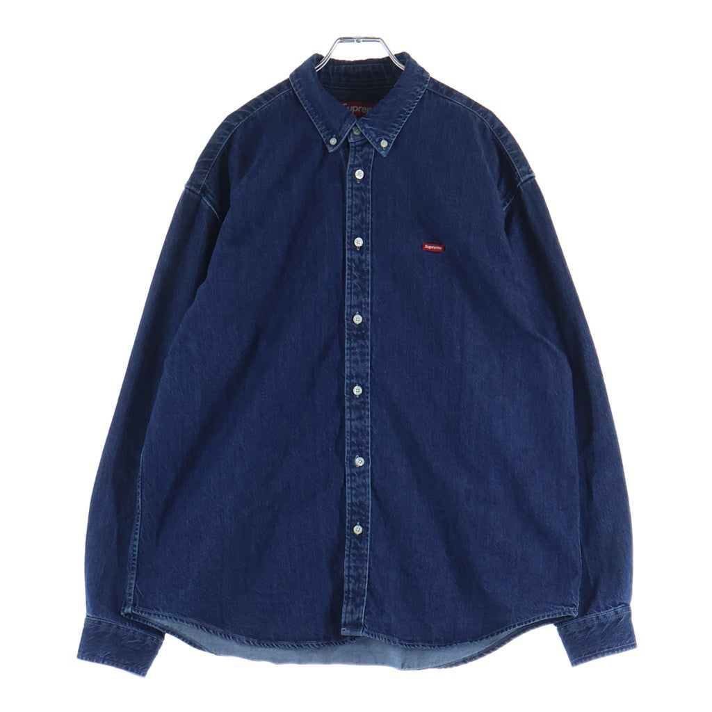SUPREME(シュプリーム) 25AW Small Box Denim Shirt スモールボックスロゴ 長袖デニムシャツ インディゴ