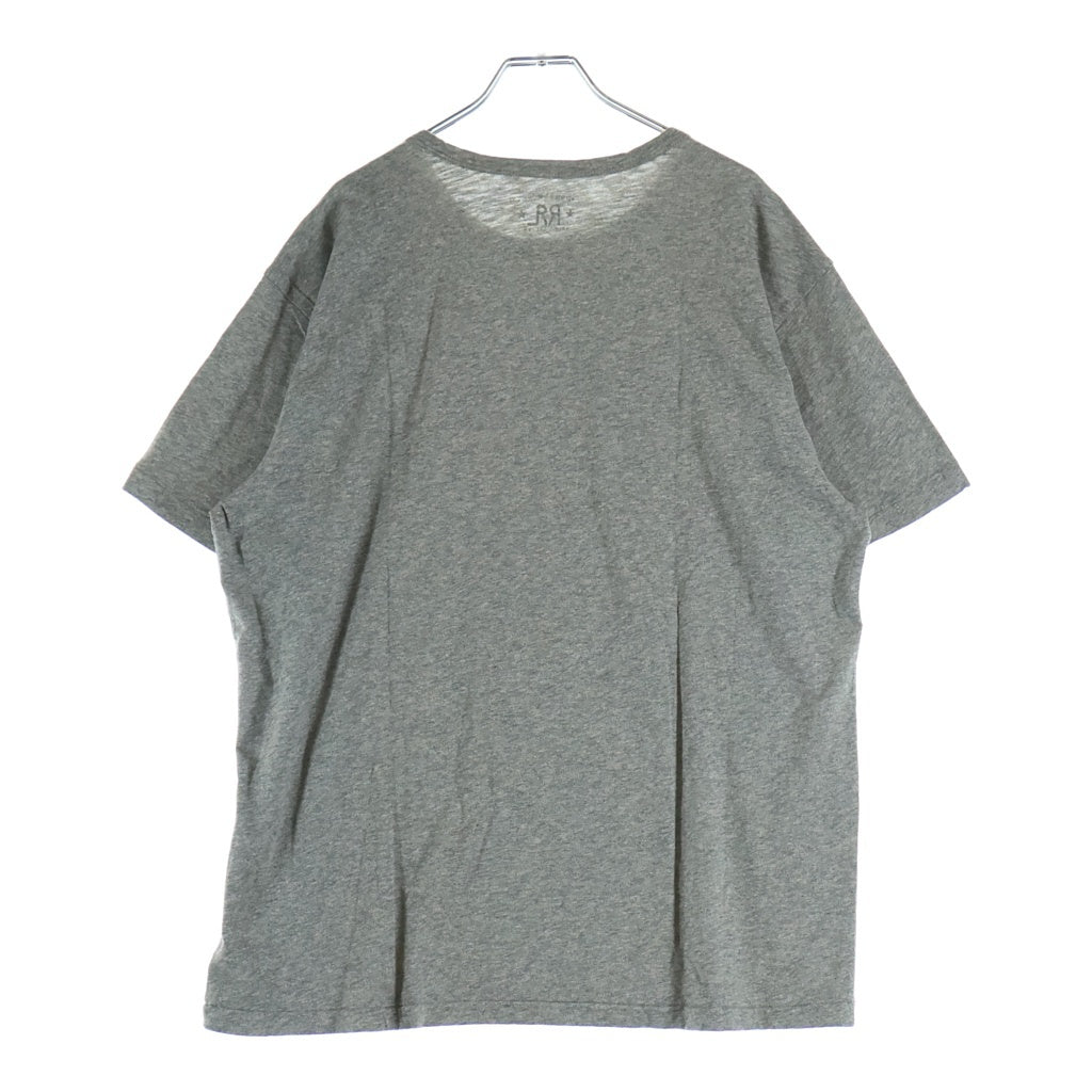 RRL(ダブルアールエル) Logo Jersey Crewneck Tee 半袖Tシャツ グレー