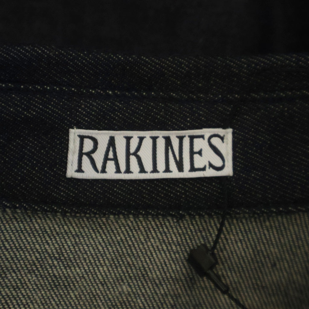 RAKINES(ラキネス) HARD TWIST DENEIM JACKET ハード ツイスト デニム ジャケット ジップアップジャケット インディゴ 08S22AF130B 08S22AF130B