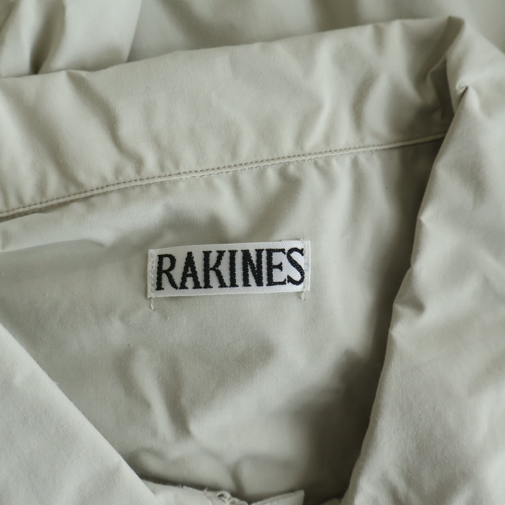RAKINES(ラキネス) MICRO TC BROAD ミクロ ティーシー ボード シャツ 襟付きシャツ ホワイト 11S24SS230S