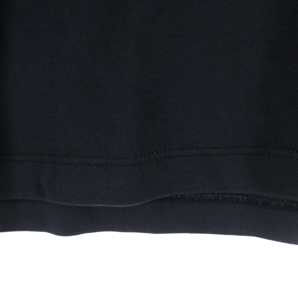 AMI Alexandre Mattiussi(アミアレクサンドルマテュッシ) T-Shirt ハートロゴ刺繍 半袖Tシャツ ブラック BFUTS001.724 BFUTS001.724