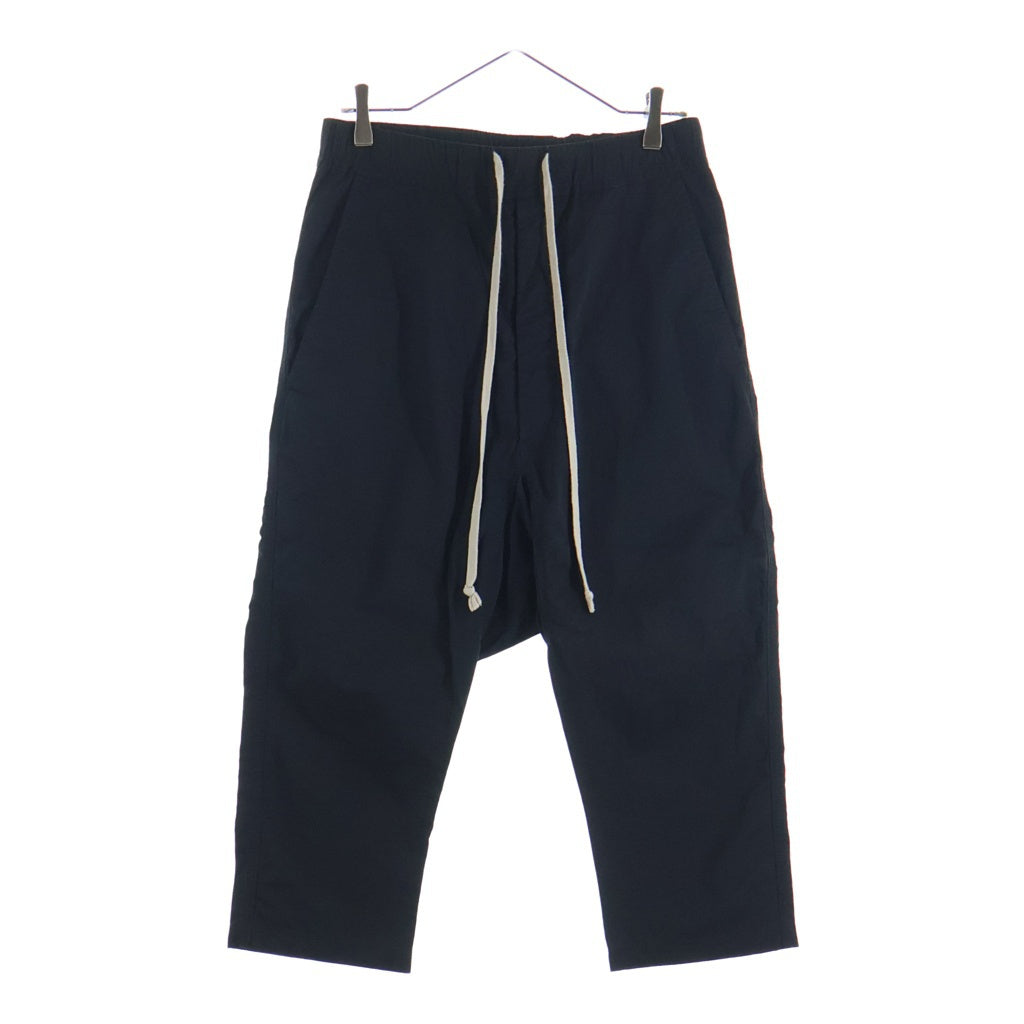 DRKSHDW(ダークシャドウ) 17SS Drawstring Cropped Pants ドローストリングクロップドパンツ ブラック DU17S5373-MU
