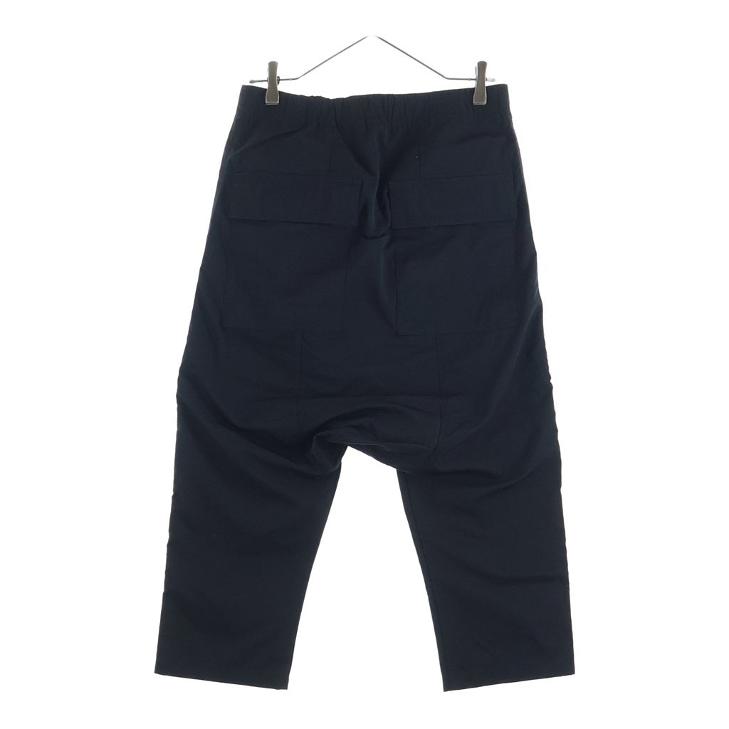 DRKSHDW(ダークシャドウ) 17SS Drawstring Cropped Pants ドローストリングクロップドパンツ ブラック DU17S5373-MU