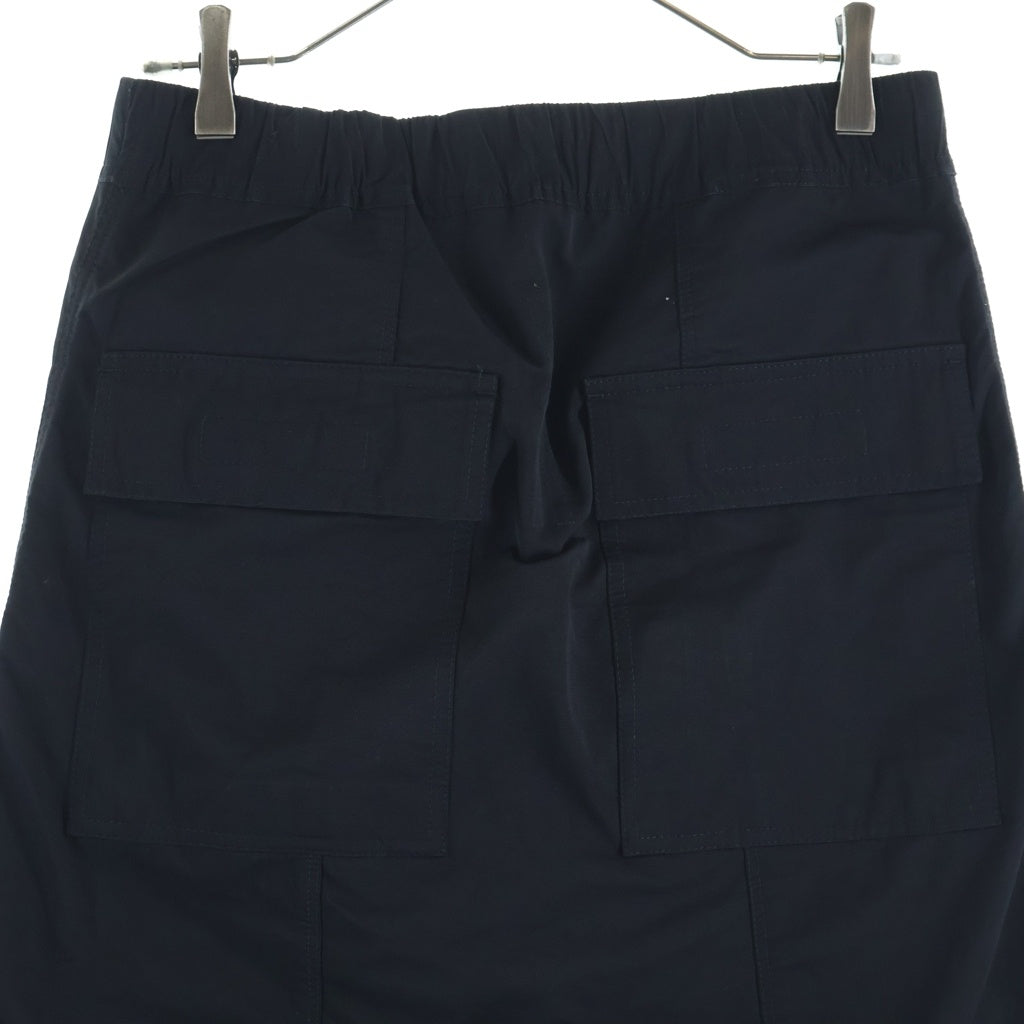 DRKSHDW(ダークシャドウ) 17SS Drawstring Cropped Pants ドローストリングクロップドパンツ ブラック DU17S5373-MU