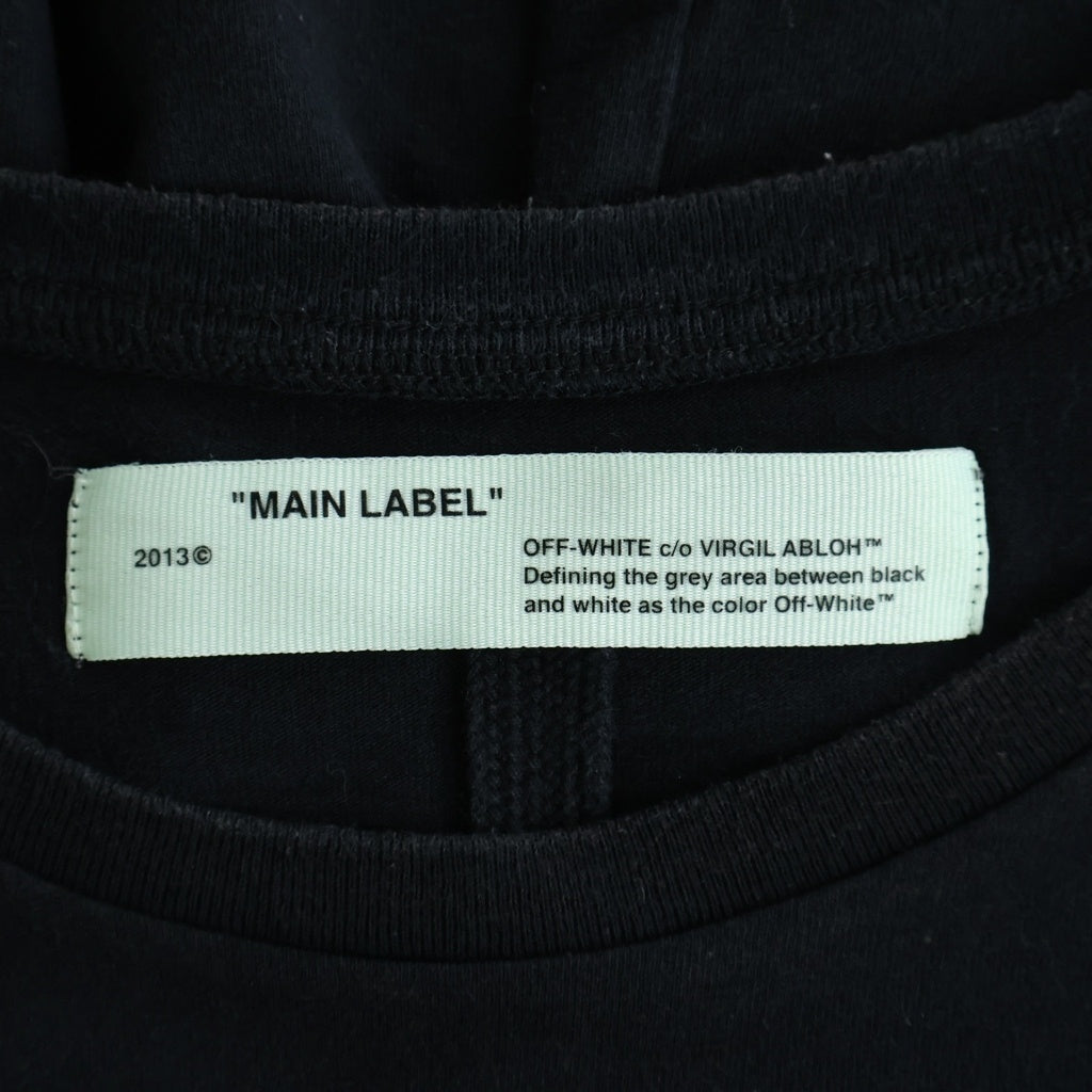 OFF-WHITE(オフホワイト) 19SS Diag Skulls S/S Slim T-Shirt スカルプリント 半袖Tシャツ ブラック OMAA027S19185017