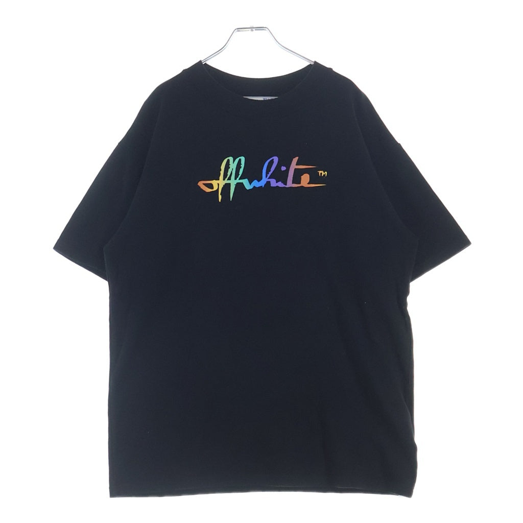 OFF-WHITE(オフホワイト) 21SS Gradation T-Shirt グラデーション ヘビーオンス半袖Tシャツ ブラック OWAA072R21JER001