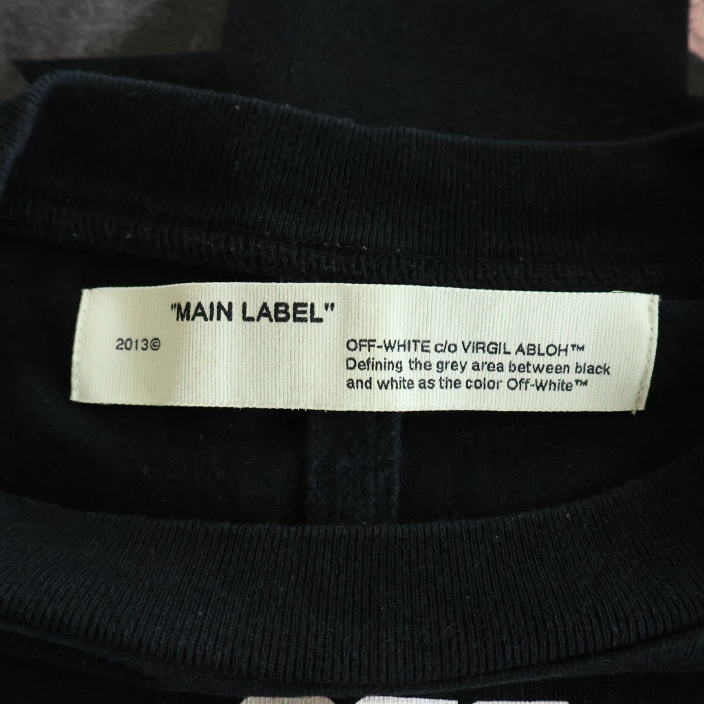 OFF-WHITE(オフホワイト) 20SS Caravaggio T-Shirt カラヴァッジョ 半袖Tシャツ ブラック OMAA038S20185004 OMAA038S20185004