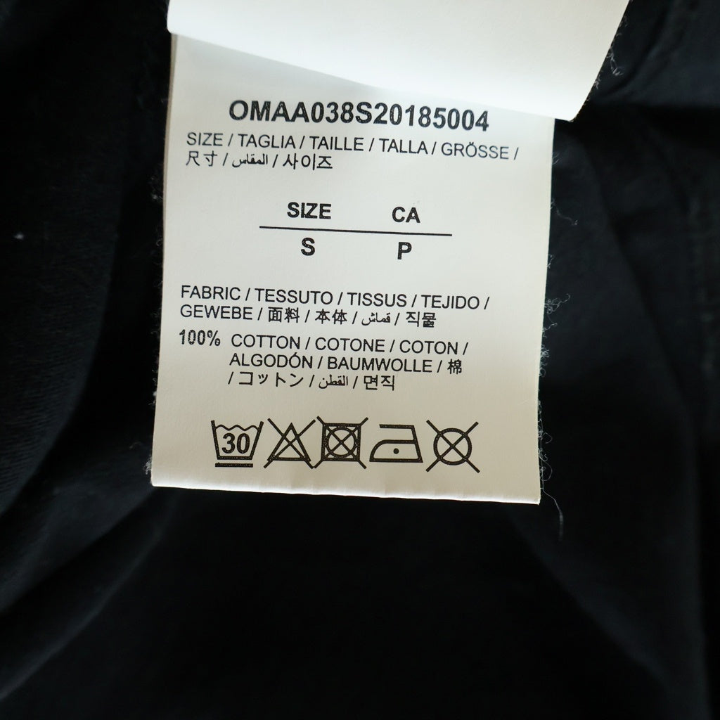 OFF-WHITE(オフホワイト) 20SS Caravaggio T-Shirt カラヴァッジョ 半袖Tシャツ ブラック OMAA038S20185004 OMAA038S20185004