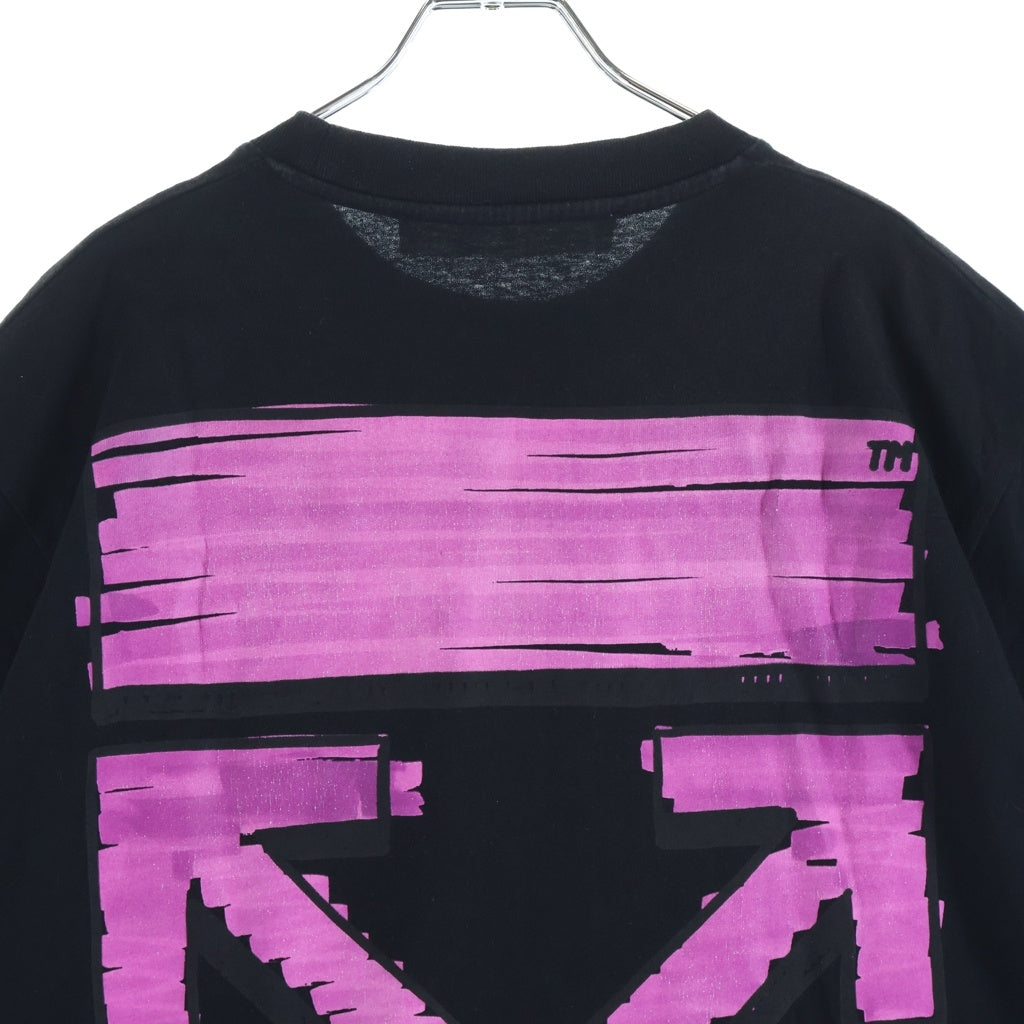 OFF-WHITE(オフホワイト) 21SS Markers T-Shirt バックグラデーション 半袖Tシャツ ブラック OMAA038R21JER002