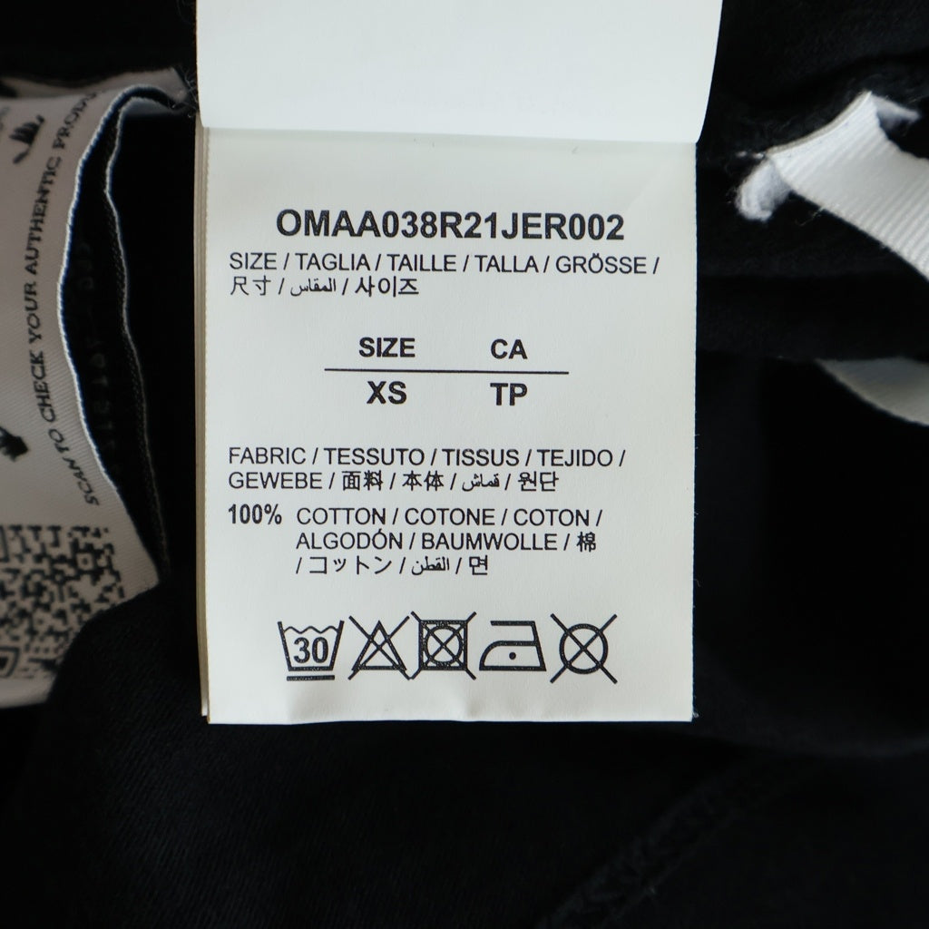 OFF-WHITE(オフホワイト) 21SS Markers T-Shirt バックグラデーション 半袖Tシャツ ブラック OMAA038R21JER002
