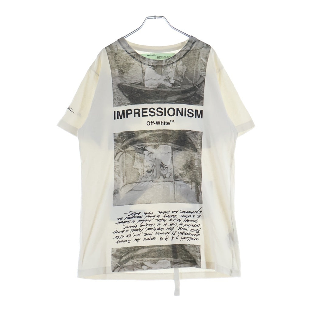 OFF-WHITE(オフホワイト) 19SS Newspaper T-Shirt 半袖Tシャツ ホワイト OMAA027R19185013