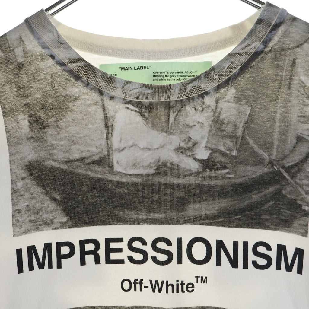 OFF-WHITE(オフホワイト) 19SS Newspaper T-Shirt 半袖Tシャツ ホワイト OMAA027R19185013