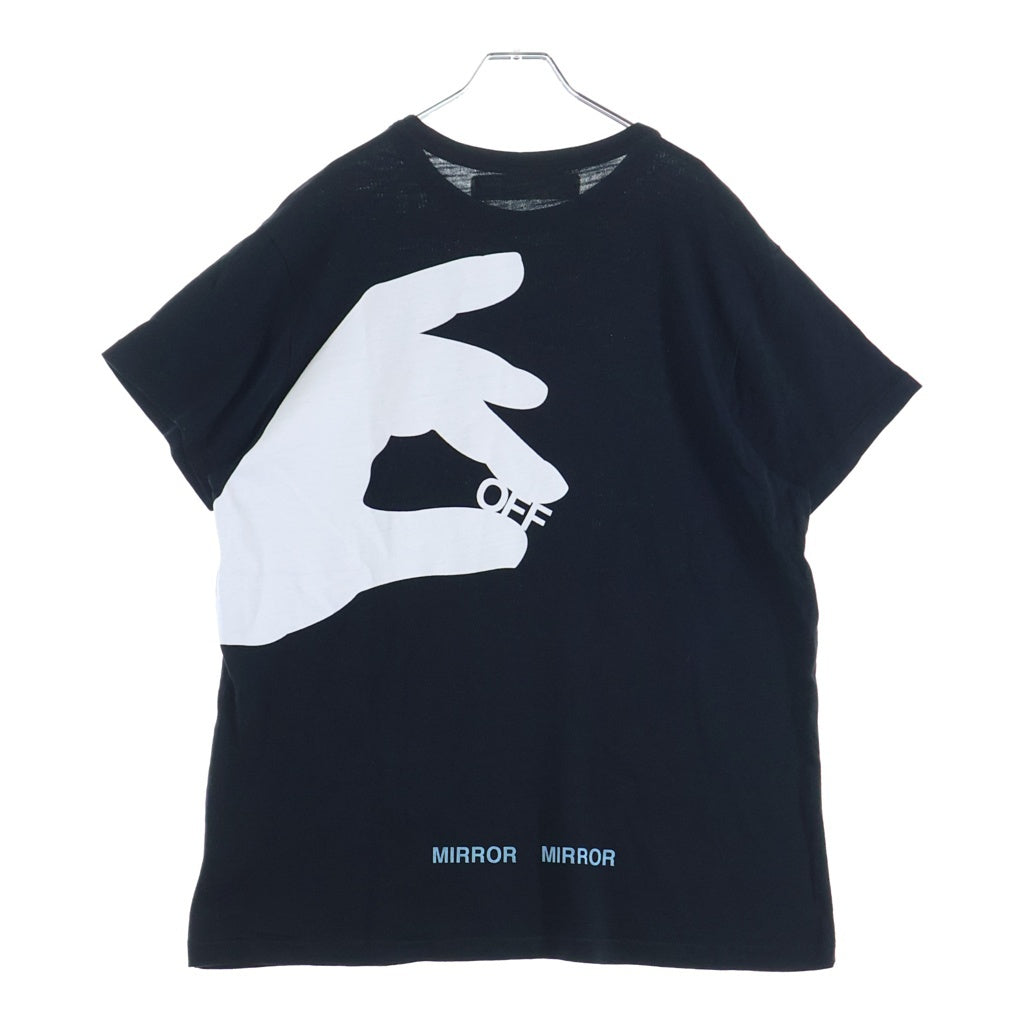 OFF-WHITE(オフホワイト) 17SS Mirror Mirror T-Shirt 半袖Tシャツ ブラック