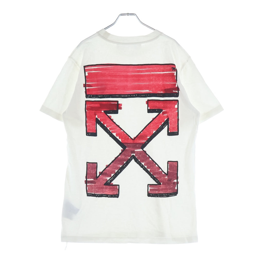 OFF-WHITE(オフホワイト) 21SS Markers T-Shirt 半袖Tシャツ ホワイト OMAA027R21JER003