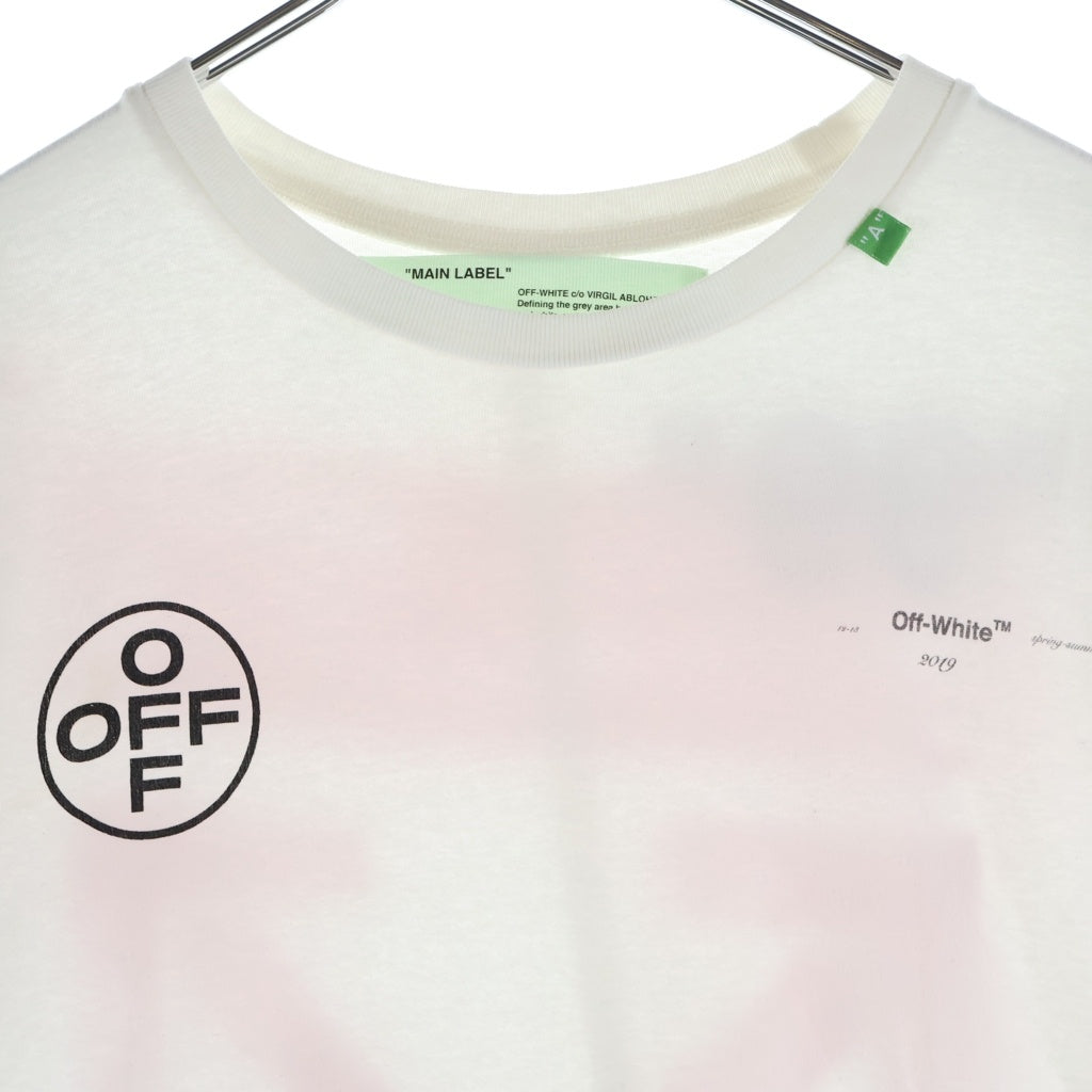 OFF-WHITE(オフホワイト) 19SS Stencil T-Shirt ステンシル 半袖Tシャツ ホワイト OMAA038R19185015