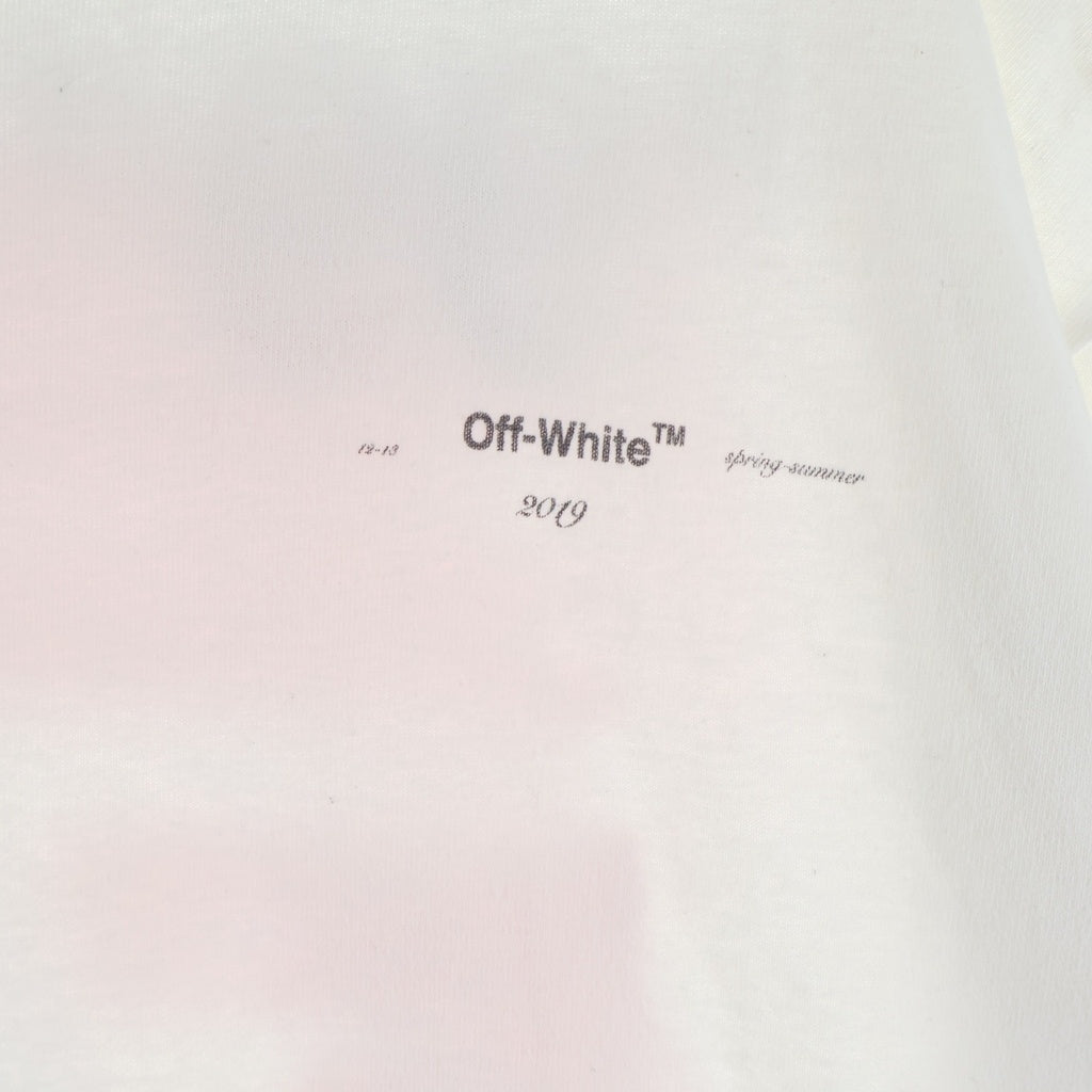 OFF-WHITE(オフホワイト) 19SS Stencil T-Shirt ステンシル 半袖Tシャツ ホワイト OMAA038R19185015