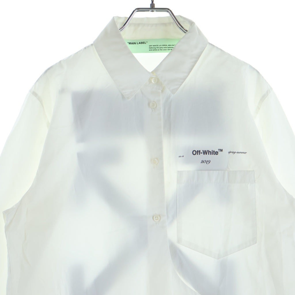 OFF-WHITE(オフホワイト) 19SS Shirt 長袖シャツ ホワイト OWGA055S19744045