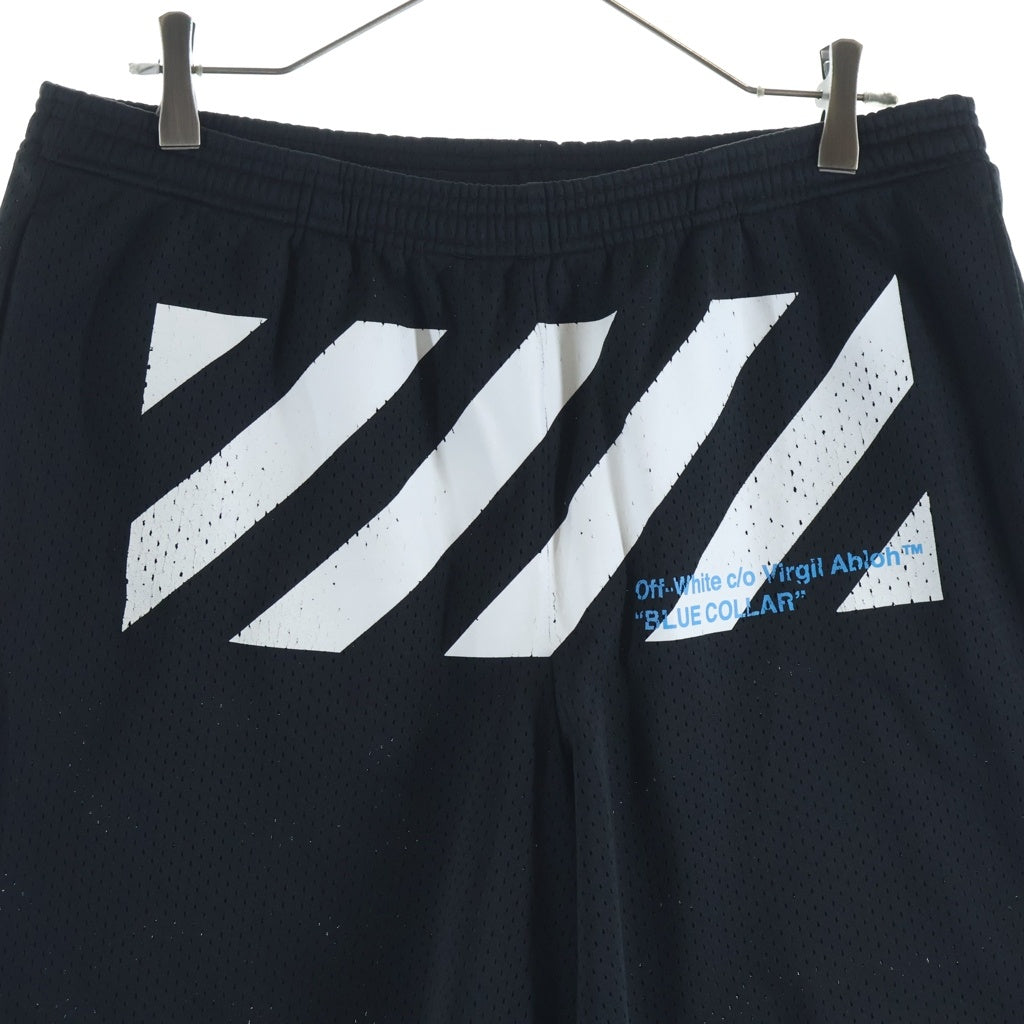 OFF-WHITE(オフホワイト) 16SS Mesh Shorts メッシュショーツ ハーフパンツ ブラック