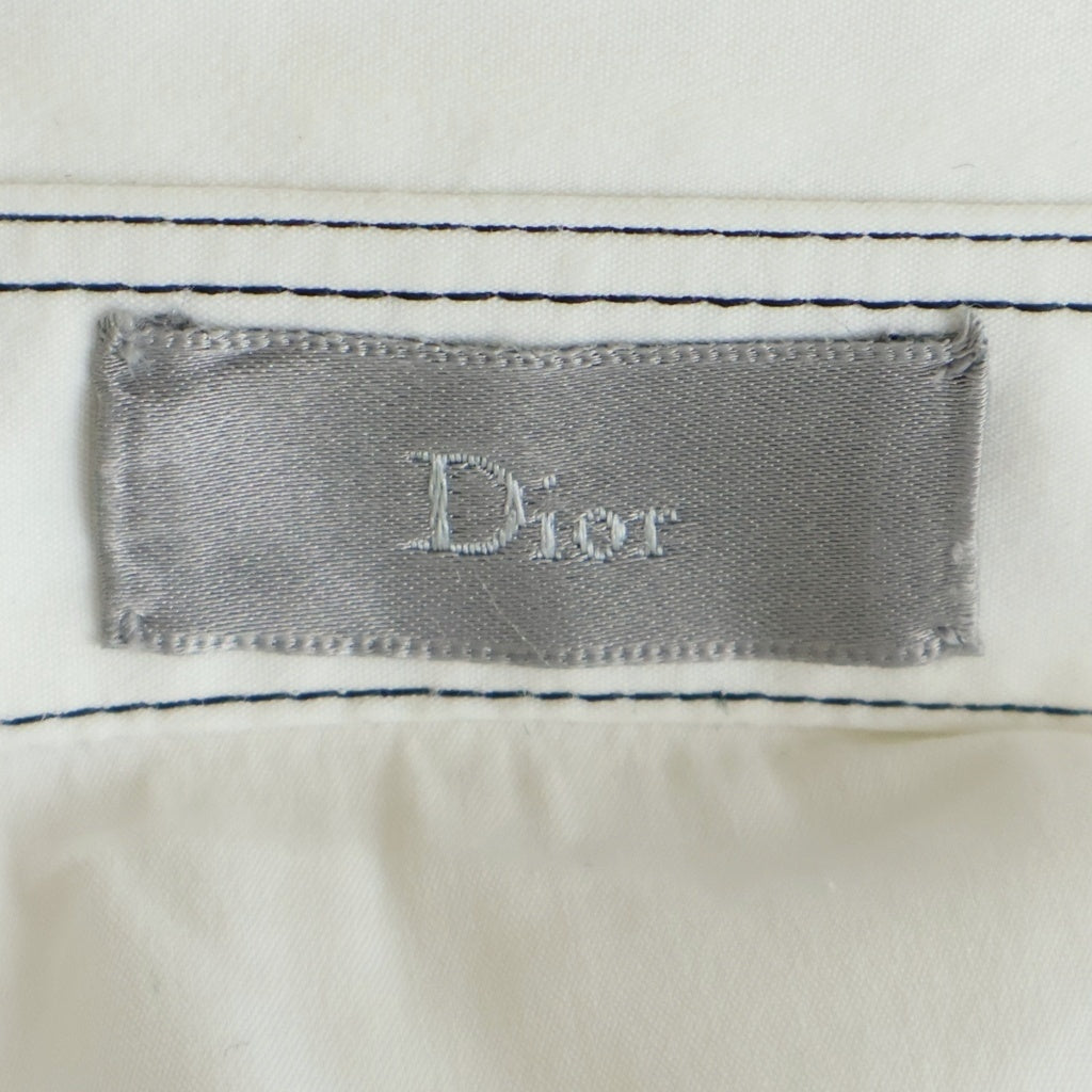 DIOR(ディオール) Shirt CDロゴ刺繍 長袖シャツ ホワイト 763C522Y1223