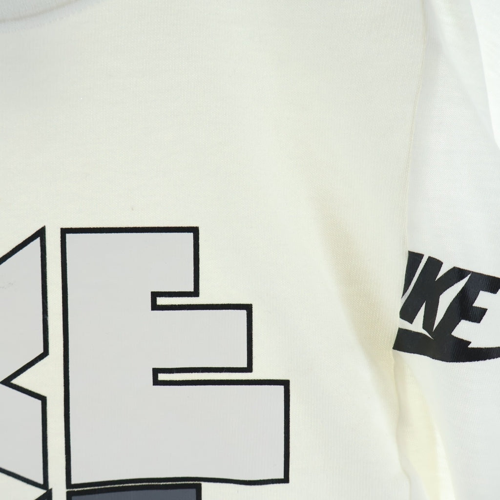Sacai(サカイ) ×NIKE T-Shirt 再構築 ドッキングTシャツ ホワイト CD6311-100 CD6310-100