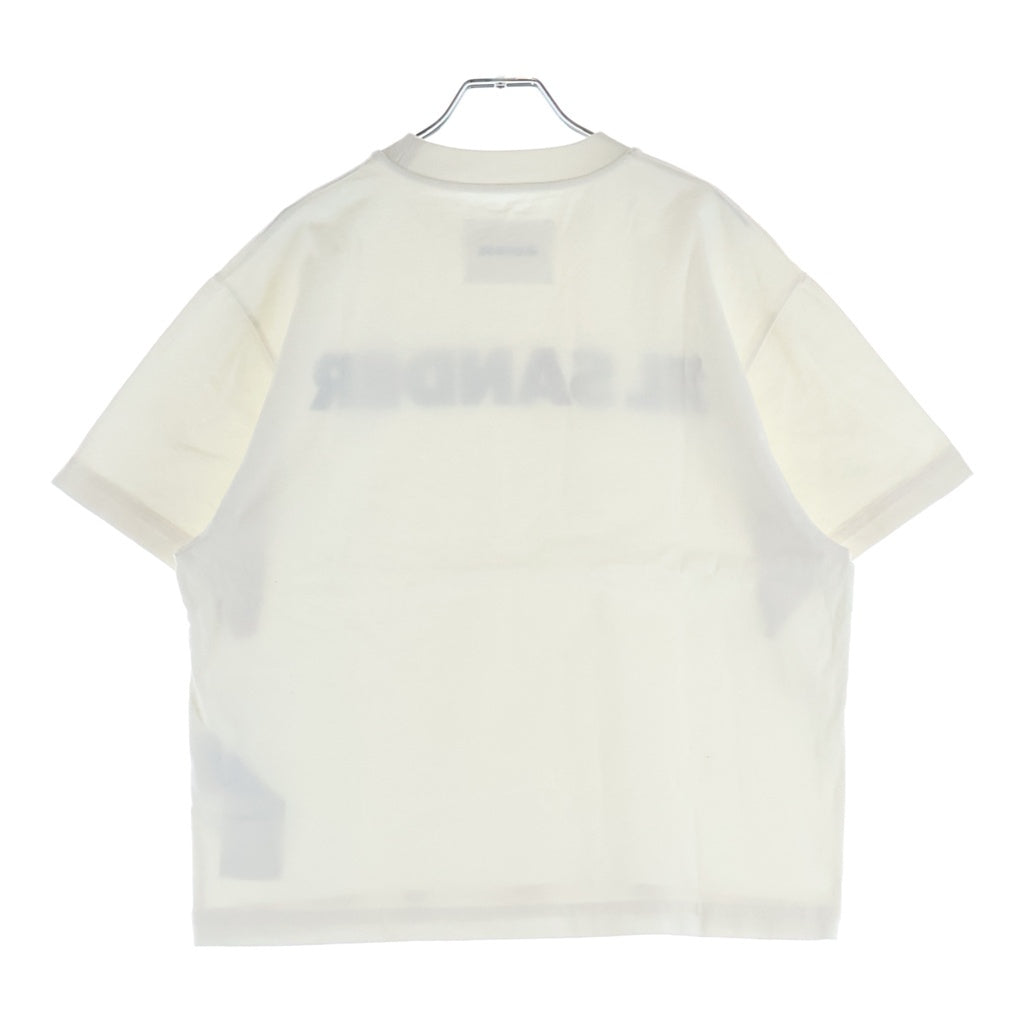 JIL SANDER(ジルサンダー) T-Shirt ロゴプリント 半袖Tシャツ ホワイト JSCU707050
