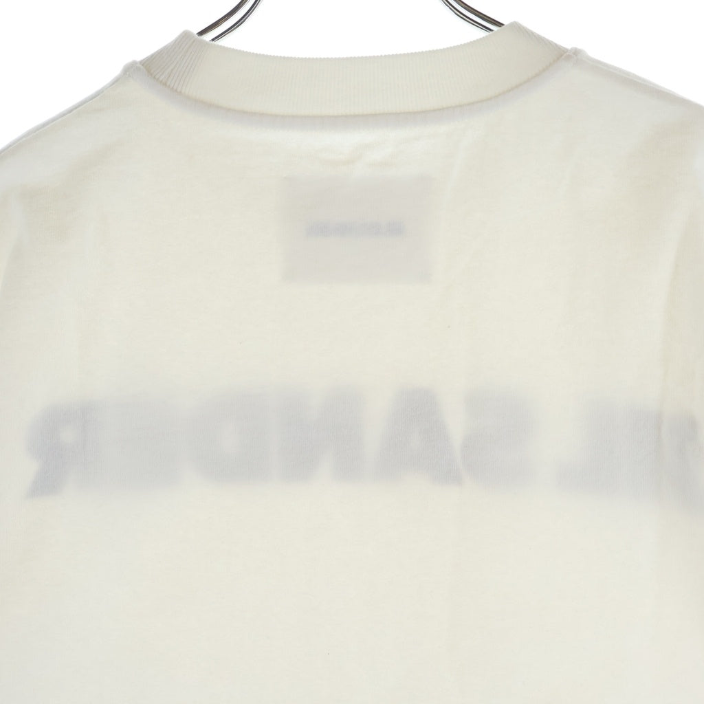 JIL SANDER(ジルサンダー) T-Shirt ロゴプリント 半袖Tシャツ ホワイト JSCU707050