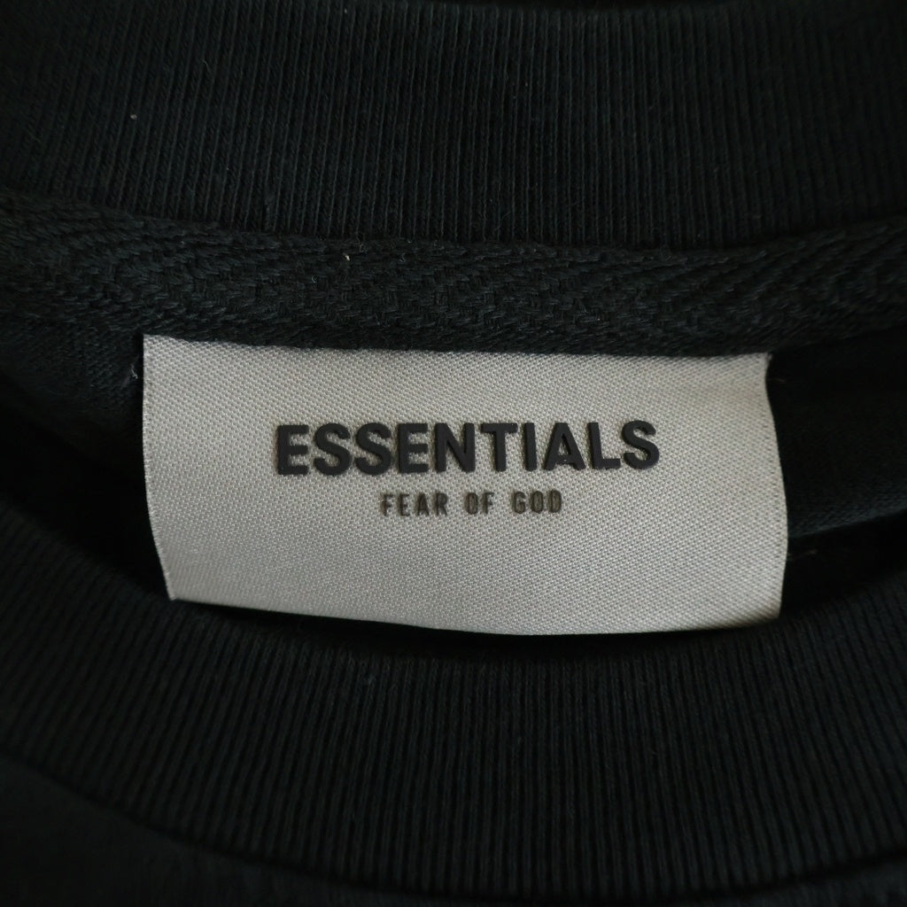 FEAR OF GOD ESSENTIALS(フィアオブゴッド エッセンシャルズ) S/S T-SHIRT ラバーロゴ 半袖Tシャツ ブラック