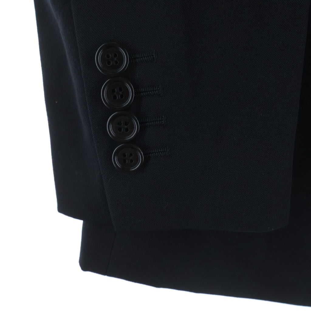 Dior HOMME(ディオールオム) 16SS KRISVANASSCHE期 Wool Tailored Jacket クリスヴァンアッシュ期 2B ウールテーラードジャケット ブラック 633C294W9356