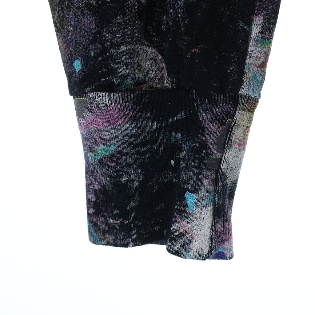 OFF-WHITE(オフホワイト) 17AW Diag Galaxy Blushed L/S T-Shirt ギャラクシー 長袖Tシャツ ロンT ブラック OMAB001F17620030 OMAB001F17620030