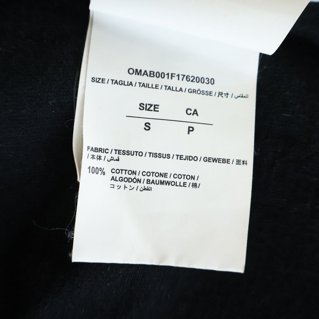 OFF-WHITE(オフホワイト) 17AW Diag Galaxy Blushed L/S T-Shirt ギャラクシー 長袖Tシャツ ロンT ブラック OMAB001F17620030 OMAB001F17620030