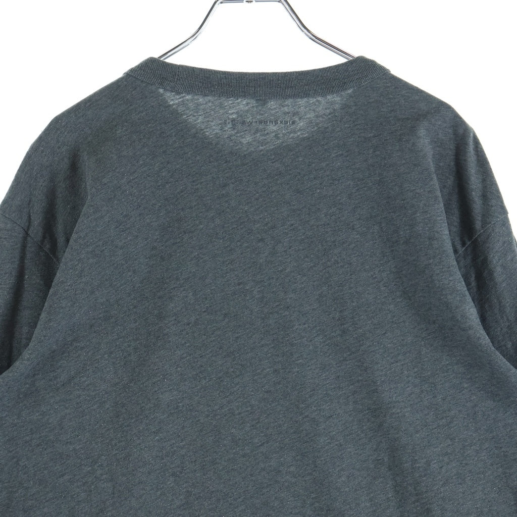ALEXANDER WANG(アレキサンダーワン) L/S T-Shirt グリッター加工 長袖Tシャツ ロンT グレー