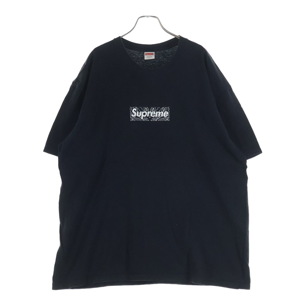 SUPREME(シュプリーム) 19AW Bandana Box Logo Tee バンダナボックスロゴ 半袖Tシャツ ブラック