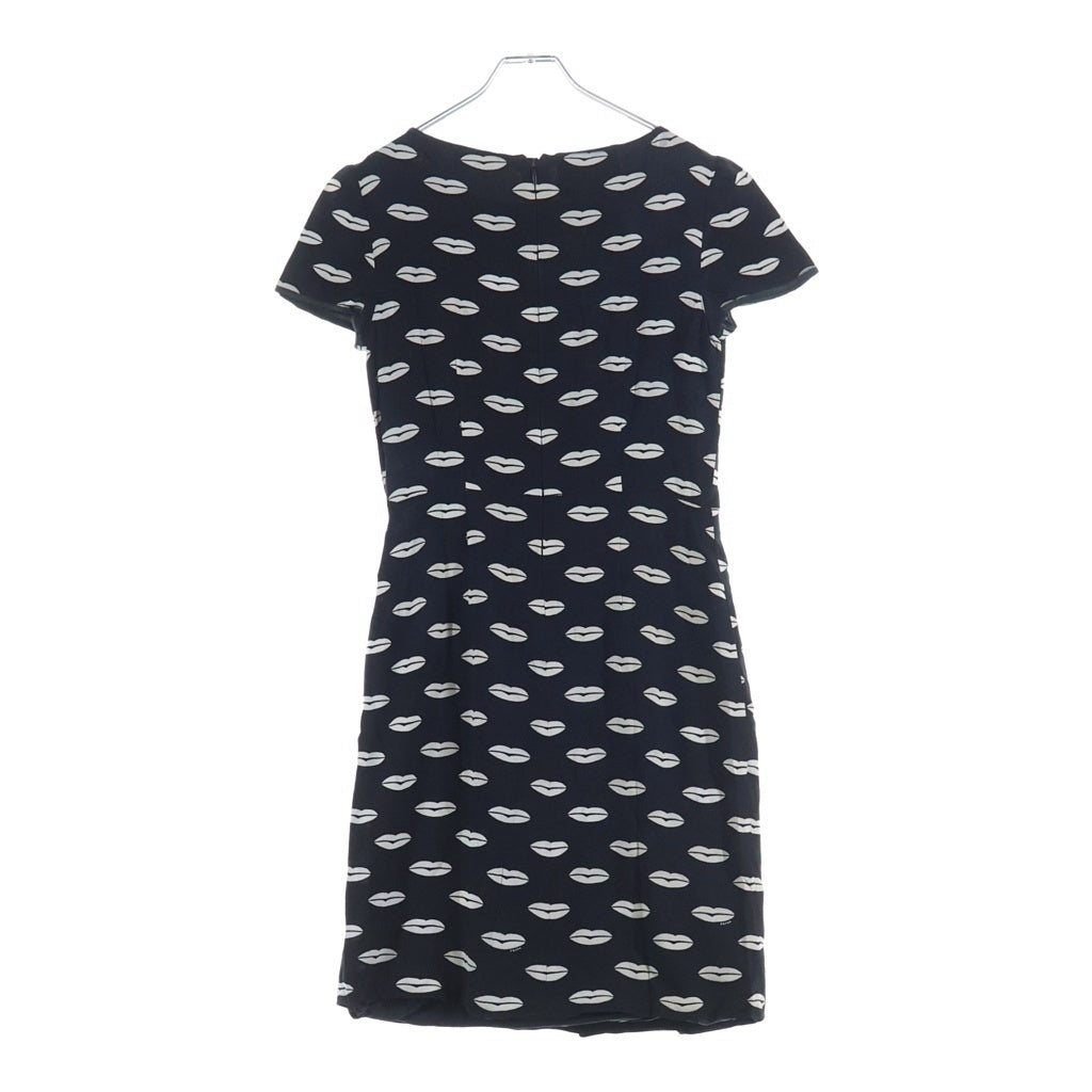 PRADA(プラダ) Lips Rayon Dress リップ レーヨンドレス ワンピース ブラック レディース P399M P399M