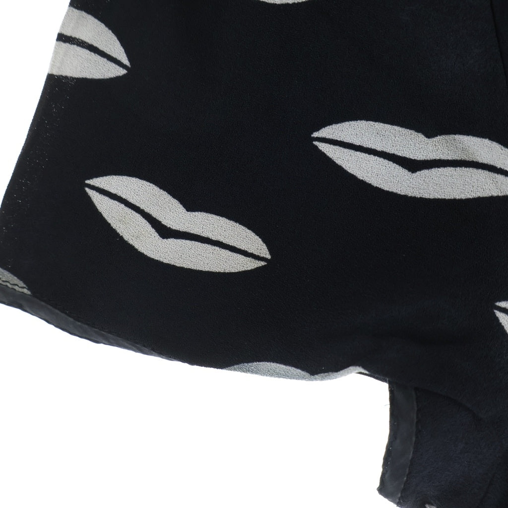 PRADA(プラダ) Lips Rayon Dress リップ レーヨンドレス ワンピース ブラック レディース P399M P399M