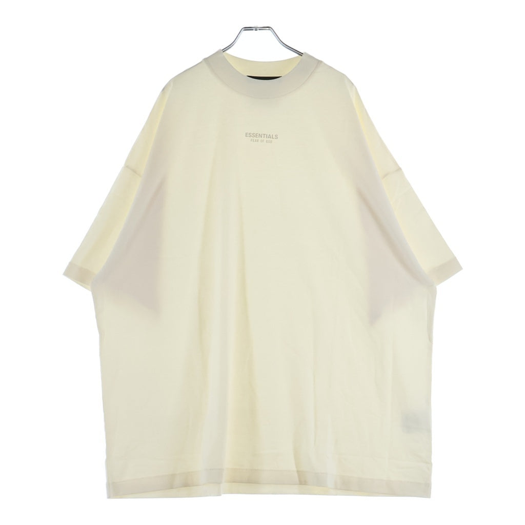 FEAR OF GOD ESSENTIALS(フィアオブゴッド エッセンシャルズ) S/S T-SHIRT ラバーロゴ 半袖Tシャツ アイボリー