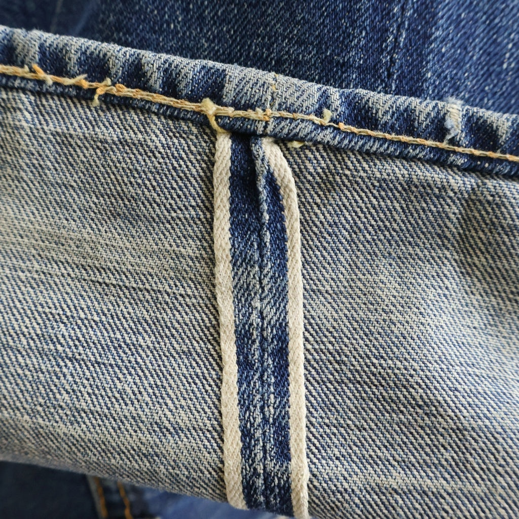 Levi's(リーバイス) 50s VINTAGE 501XX 53モデル ボタン裏刻印12 両面タブ 均等V センターセット 隠しリベット 通常R ヴィンテージ ボタンフライ デニム パンツ インディゴ