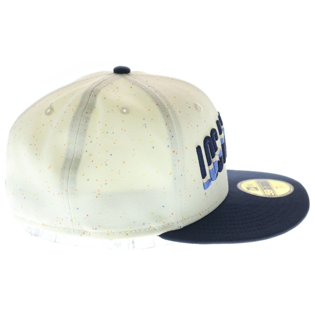 NEW ERA(ニューエラ) ×MLB ドジャース シティコネクト ロゴデザイン キャップ 帽子 59FIFTY ネイビー/アイボリー