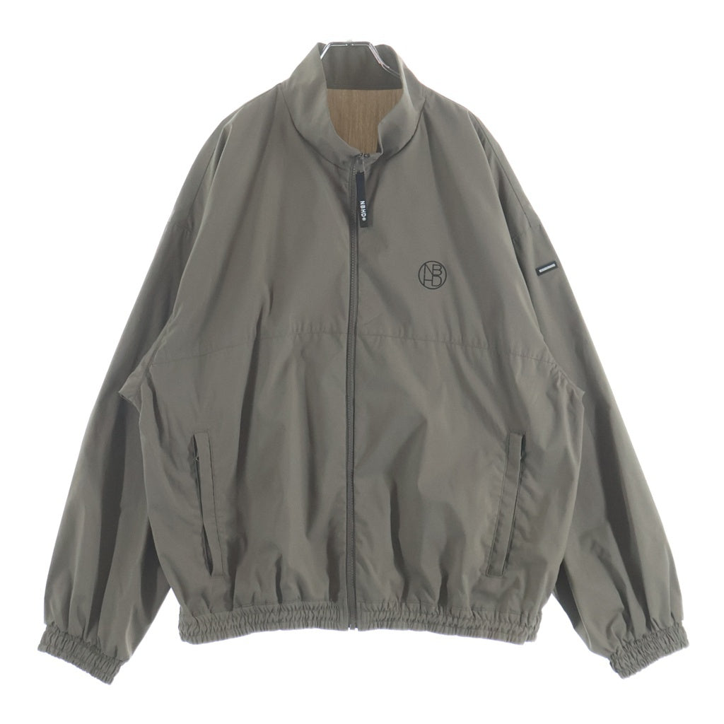NEIGHBORHOOD(ネイバーフッド) 22SS POLY STAND/E-JK フロントロゴ ナイロンジャケット 221AQNH-JKM01 ベージュ