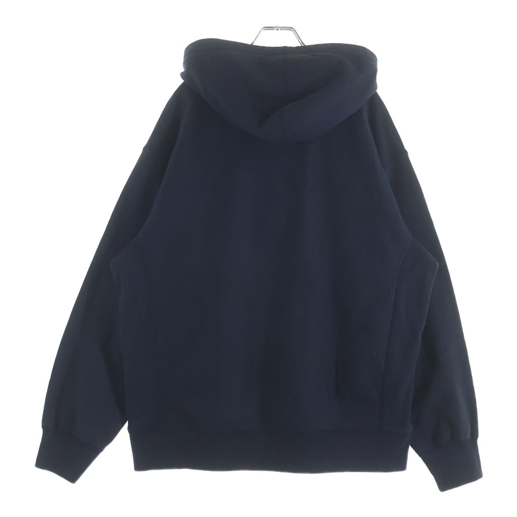 SUPREME(シュプリーム) 20AW Cross box logo Hooded Sweat Shirts クロスボックスロゴ フーデッド シャツ プルオーバーパーカー ネイビー