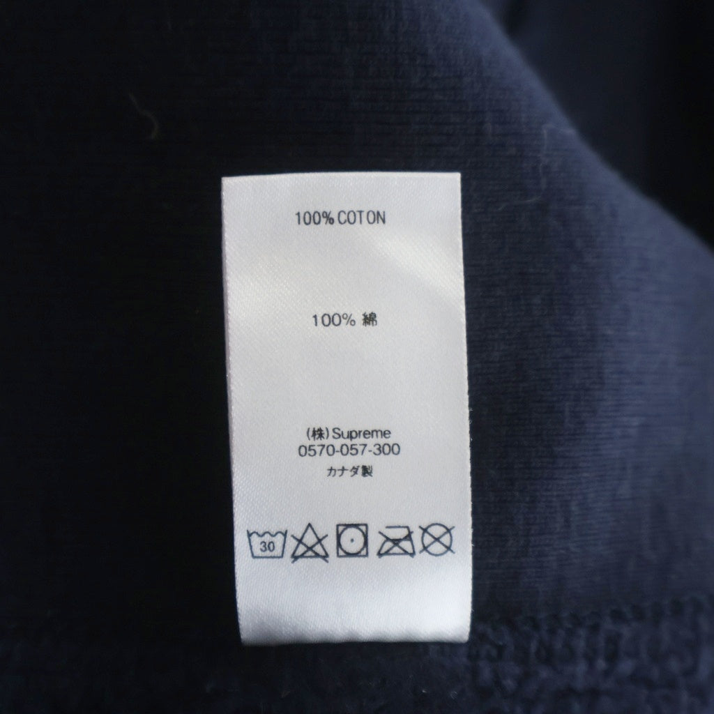 SUPREME(シュプリーム) 20AW Cross box logo Hooded Sweat Shirts クロスボックスロゴ フーデッド シャツ プルオーバーパーカー ネイビー