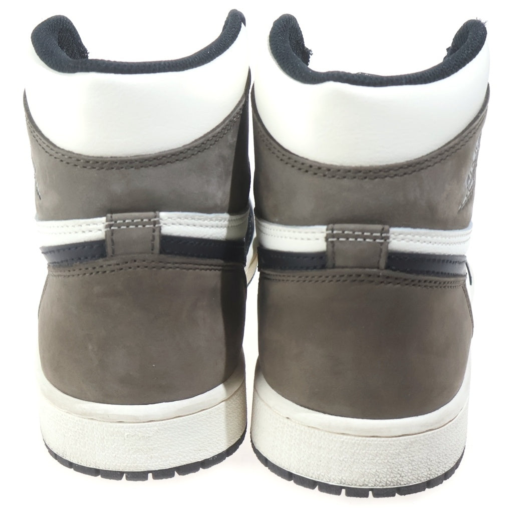 NIKE(ナイキ) AIR JORDAN 1 HIGH OG DARK MOCHA 555088-105 エアジョーダン ダークモカ ハイカットスニーカー ブラウン/ホワイト US9.5/27.5cm