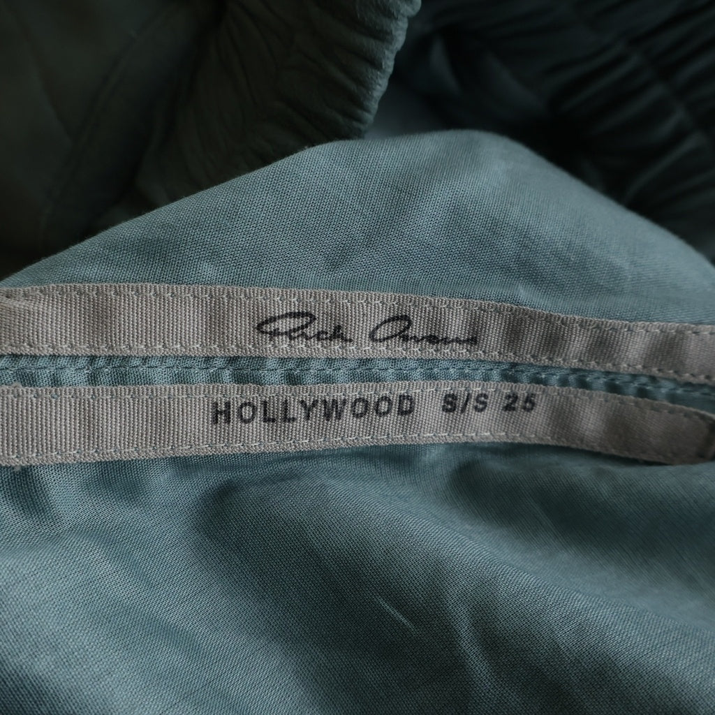 Rick Owens(リックオウエンス) 25SS Hollywood Fog Boxer Leather Shorts レザーハーフパンツ ショーツ レディース RP01E7316-LBA