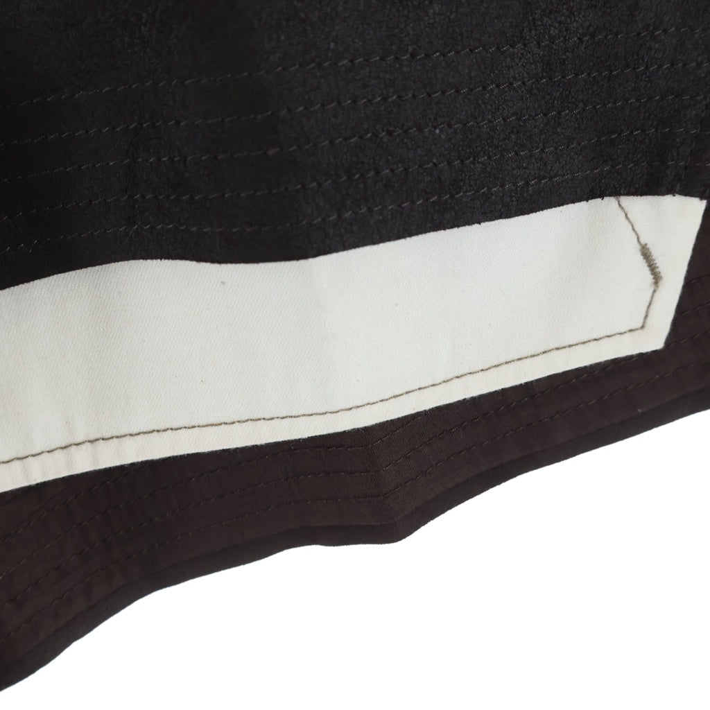 Rick Owens(リックオウエンス) 25SS Hollywood Fog Boxer Leather Shorts レザーハーフパンツ ショーツ レディース RP01E7316-LBA