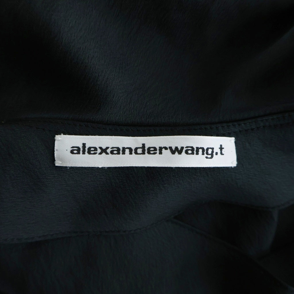 ALEXANDER WANG(アレキサンダーワン) アシンメトリー キャミソール ワンピース ブラック レディース