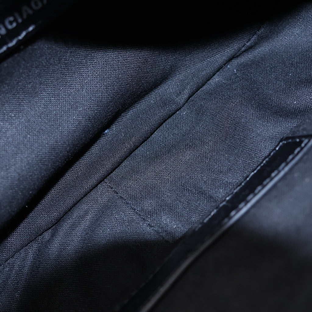 BALENCIAGA(バレンシアガ) Le Cagole XS ル カゴール 型押し レザーハンドバッグ ショルダーバッグ ブラック レディース 671309